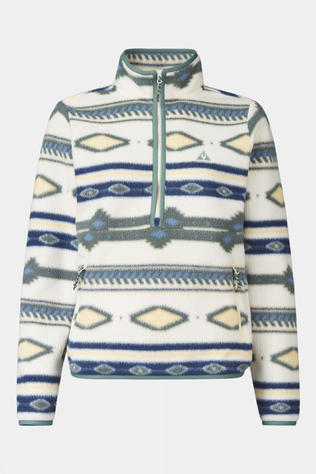 Ayacucho Womens Barrosa Printed Half Zip Fleece Sunburst Combo