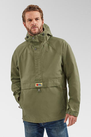 Fjallraven Mens Vardag Anorak  Green