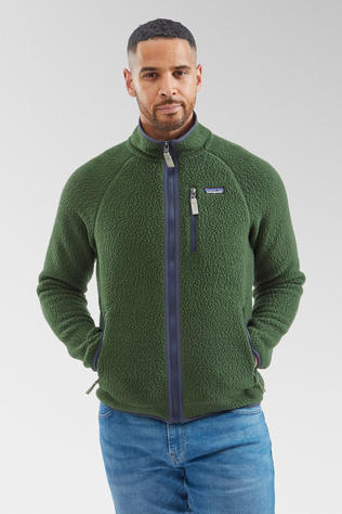 Patagonia Mens Retro Pile Fleece Jacket Torrey Pine Green