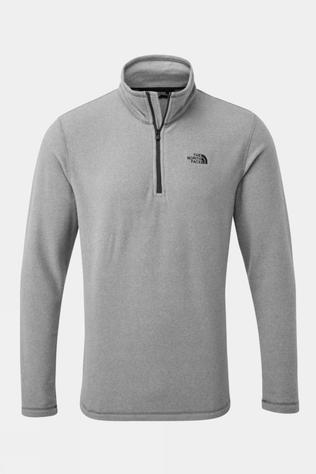 The North Face Mens Cornice II Quarter Zip Fleece TNF Medium Grey Heather