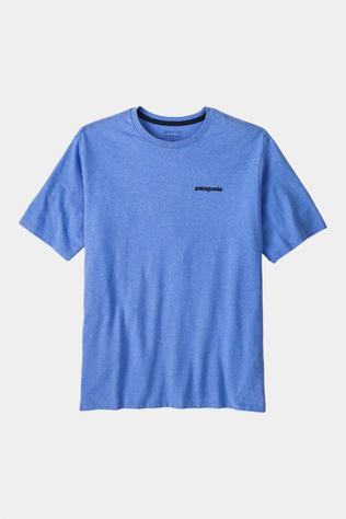 Patagonia Mens P6 Logo Responsibili- T-Shirt Abundant Blue