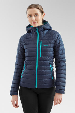 Rab Womens Microlight Alpine Jacket Deep Ink/Ultramarine