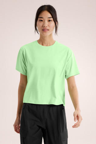 Arc'teryx Womens Taema Crop T-Shirt Phosphorescent Heather