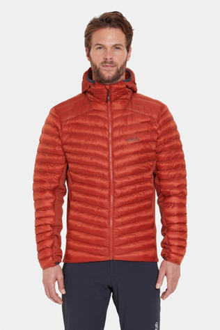 Rab Mens Cirrus Flex Hooded Jacket Tuscan Red