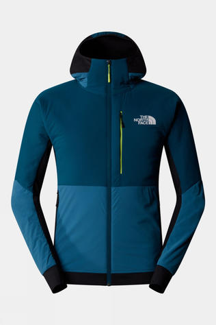 The North Face Mens Binntal Hybrid Ventrix Hooded Jacket Mallard Blue/Midnight Petrol/Tnf Black