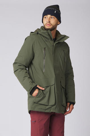 Ayacucho Mens Highland III Winter Parka Moss