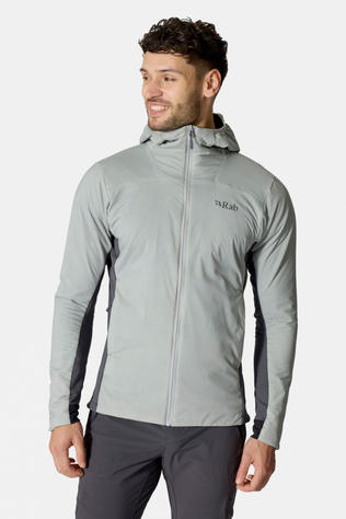 Rab Mens Xenair Alpine Flex Jacket Light Zinc