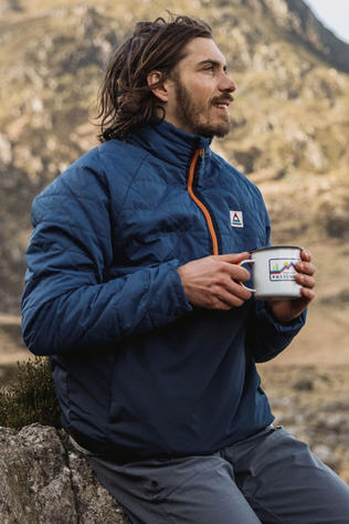 Passenger Mens Pursue Recycled Thermore Insulated Jacket Dark Denim/ Deep Navy