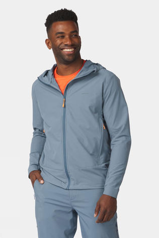 Ayacucho Mens Mountain Light Softshell Jacket Blue Mirage