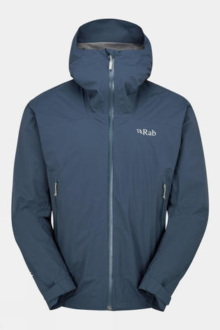 Rab Mens Downpour Light Jacket  Tempest Blue