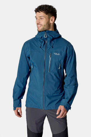 Rab Mens Downpour Mountain Jacket Tempest Blue