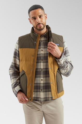 Patagonia Mens Downdrift Vest  Shelter Brown