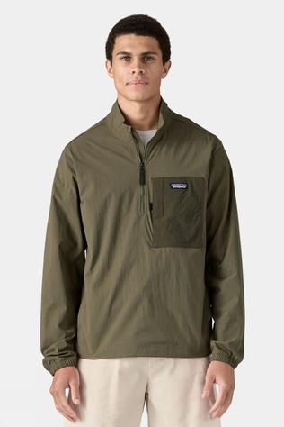 Patagonia Mens Outdoor Everyday Marsupial Pullover Basin Green