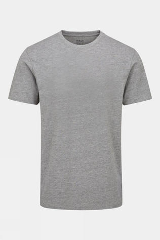 Rab Mens Stance Mountain Peak Tee Grey Marl/Tempest Blue/Orion Blue/Red Clay