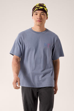Arc'teryx Mens Kragg Cotton Logo T-Shirt Stratus / Multi