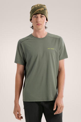 Arc'teryx Mens Cormac Arc'Bird Logo T-Shirt Forage Heather Ii