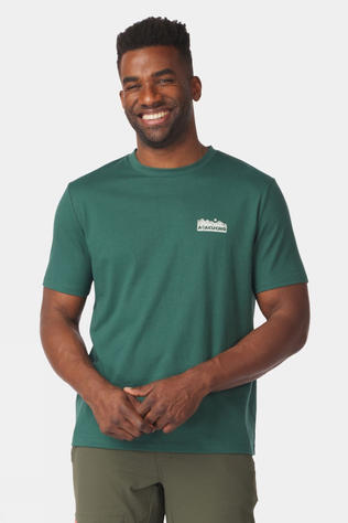 Ayacucho Mens Oak Creek Graphic T-Shirt Bistro Green