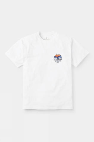 Passenger Mens Laidback Recycled Cotton Relaxed T-Shirt White