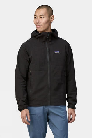 Patagonia Mens R1 Techface Hoodie Fleece Jacket  Black
