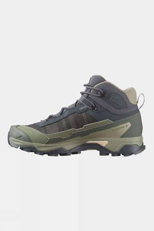Salomon Womens X Ultra 5 Mid GTX Boots Turbulence/Sedona Sage/Tender Peach